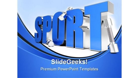 Sports Industrial PowerPoint Templates And PowerPoint Backgrounds 0711