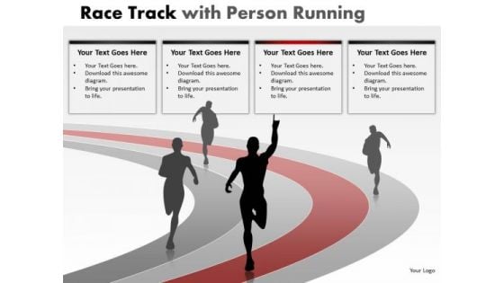 Sports Race Person Running PowerPoint Slides And Ppt Diagram Templates