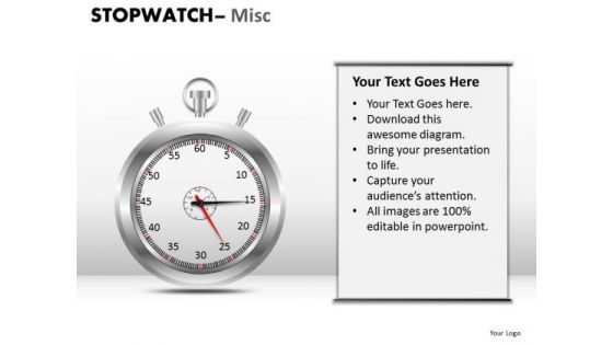 Sports Stopwatch Misc PowerPoint Slides And Ppt Diagram Templates