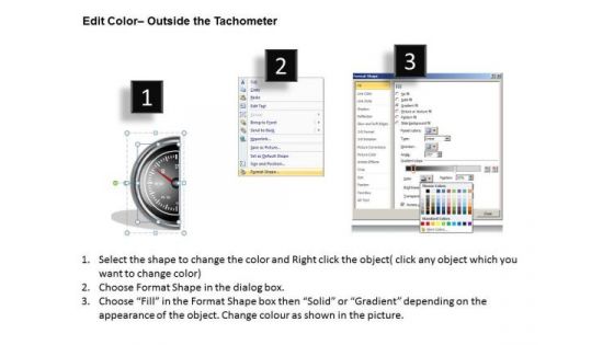 Sports Tachometer Half Dial PowerPoint Slides And Ppt Diagram Templates
