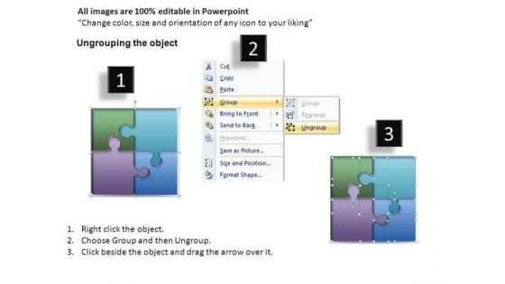 Square Puzzle PowerPoint Temlates