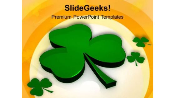 St Patricks Day Shamrock PowerPoint Templates Ppt Backgrounds For Slides 0313