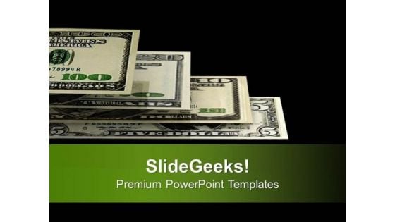 Stack Of Us Dollars Money PowerPoint Templates Ppt Backgrounds For Slides 0413