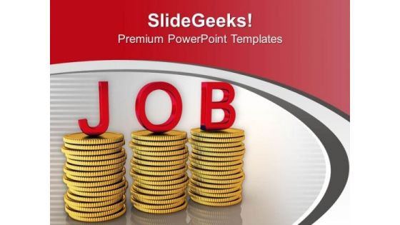 Stack Of Waiting Job Opportunities PowerPoint Templates Ppt Backgrounds For Slides 0413