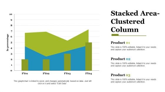 stacked area clustered column ppt powerpoint presentation styles files