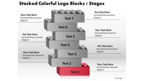 Stacked Colorful Lego Blocks 7 Stages Ppt Business Plan PowerPoint Slides Stacked Colorful Lego Blocks 7 Stages Ppt Business Plan PowerPoint Slides
