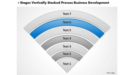 Stacked Process Business Deveopment Sample Plan Outline PowerPoint Slides Stacked Process Business Deveopment Sample Plan Outline PowerPoint Slides