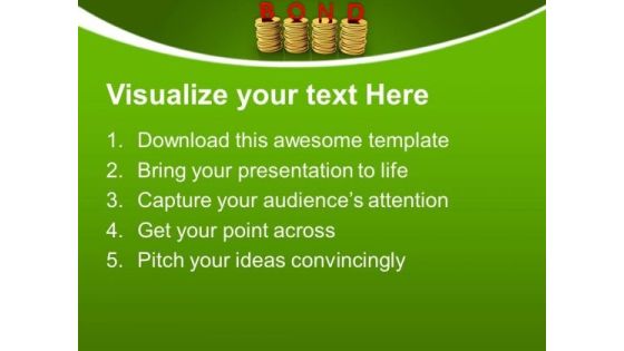 Stacks Of Coins Bond Business PowerPoint Templates And PowerPoint Themes 1112 Slide02