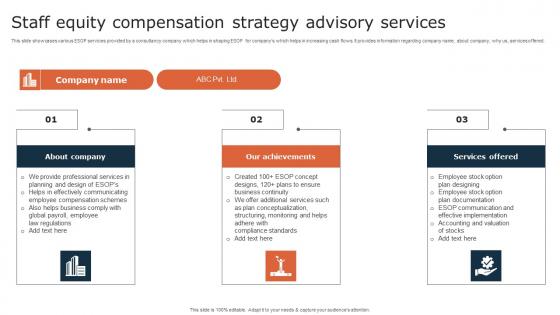 Staff Equity Compensation Strategy Advisory Services Information Pdf