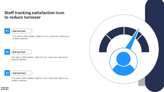 Staff Tracking Satisfaction Icon To Reduce Turnover Topics Pdf