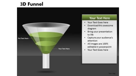 Stage 2 Conversion Funnel Graphic PowerPoint Templates Ppt Slides