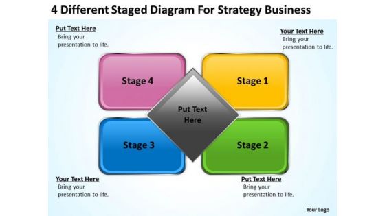 Staged Diagram For Strategy Business Ppt Plan Template PowerPoint Templates