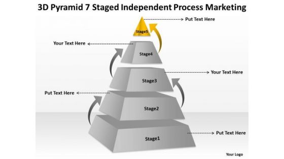 Staged Independent Process Marketing Ppt Company Description Business Plan PowerPoint Templates