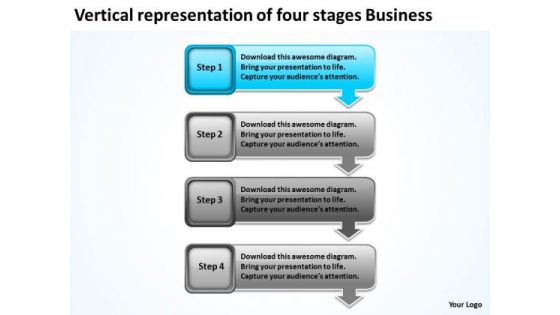 Stages Business PowerPoint Templates Download It Plan