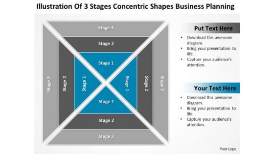 Stages Concentric Shapes Business Planning Ppt 1 Graphic Design PowerPoint Templates