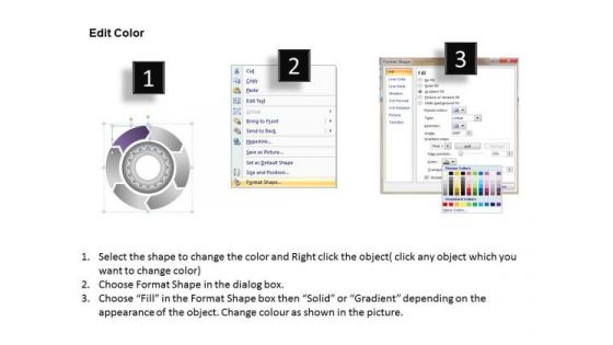 Stages Multicolored Gears Mechanism Development Ppt Tutoring Business Plan PowerPoint Templates