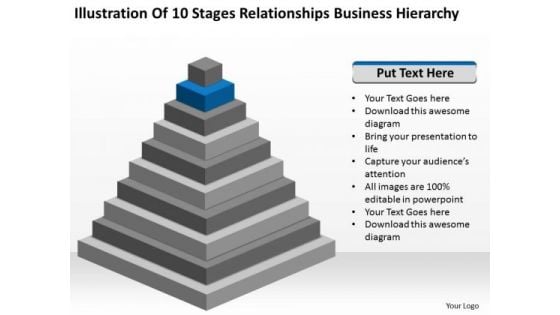 Stages Relationships Business Hierarchy Ppt Putting Together Plan PowerPoint Slides