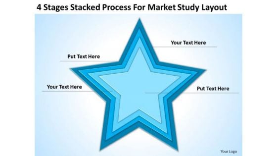 Stages Stacked Process For Market Study Layout Ppt Business Plan PowerPoint Templates