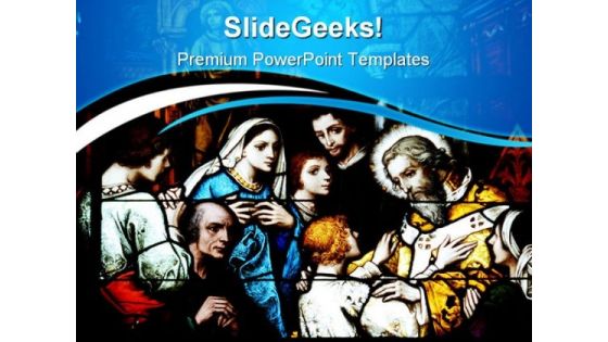 Stain Glass Window Abstract PowerPoint Templates And PowerPoint Backgrounds 0811