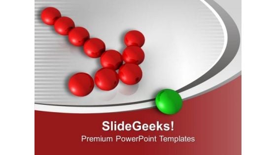 Stand Out From Crowd PowerPoint Templates Ppt Backgrounds For Slides 0513