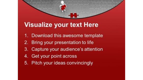 Stand With Right Solution PowerPoint Templates Ppt Backgrounds For Slides 0513