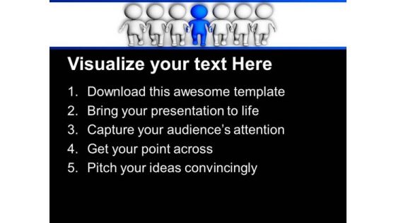 Stand With Your Team Leadership PowerPoint Templates Ppt Backgrounds For Slides 0613