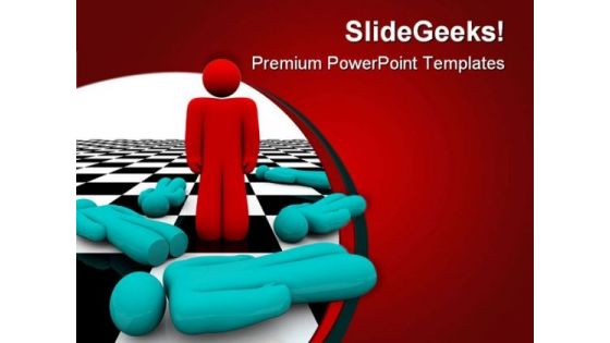 Standing Out Leadership PowerPoint Themes And PowerPoint Slides 0711