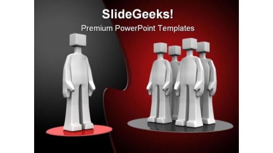 Standout People PowerPoint Template 0910