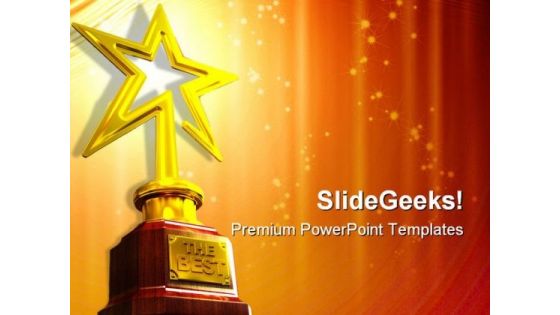 Star Award Entertainment PowerPoint Templates And PowerPoint Backgrounds 0211