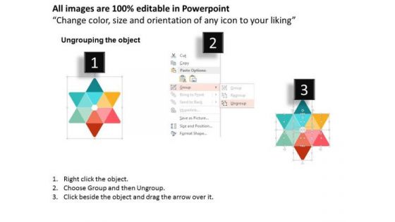 Star Icon For Marketing Mix Presentation Template