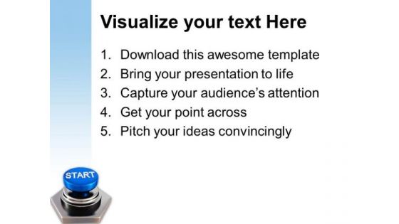 Start Button Business PowerPoint Templates And PowerPoint Themes 1112