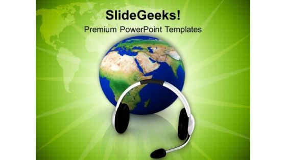 Start Global Communication PowerPoint Templates Ppt Backgrounds For Slides 0713