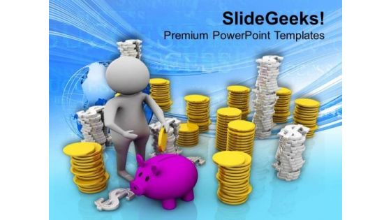 Start Savings For Business Development PowerPoint Templates Ppt Backgrounds For Slides 0513