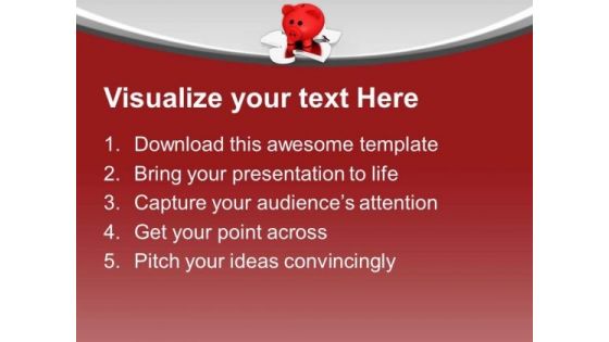 Start With Small Savings PowerPoint Templates Ppt Backgrounds For Slides 0413
