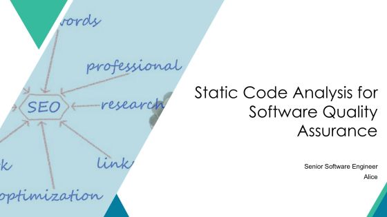 Static Code Analysis For Software Quality Assurance PPT Information AT
