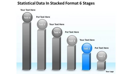 Statisctical Data In Stacked Format 6 Stages Create Business Plan PowerPoint Slides