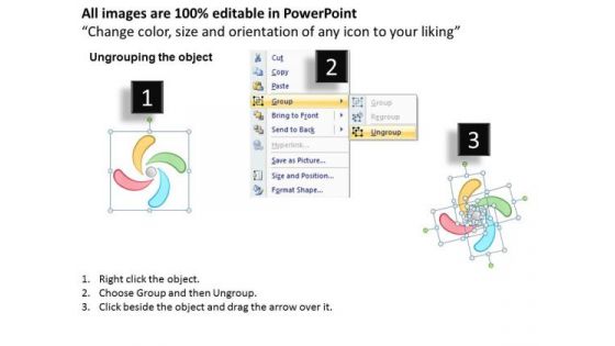 Statistical Analysis Business PowerPoint Presentations Diagram Radial Process Templates
