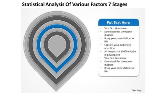 Statistical Analysis Of Various Factors 7 Stages Ppt Linear Flow Rate PowerPoint Slides