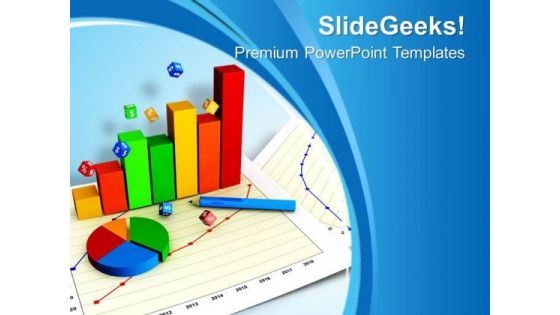 Statistical Graph Illustration PowerPoint Templates Ppt Backgrounds For Slides 0713