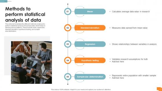Statistical Tools For Evidence Methods To Perform Statistical Analysis Of Data Statistical Tools For Evidence Methods To Perform Statistical Analysis Of Data