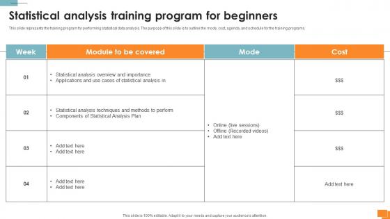 Statistical Tools For Evidence Statistical Analysis Training Program For Beginners Statistical Tools For Evidence Statistical Analysis Training Program For Beginners