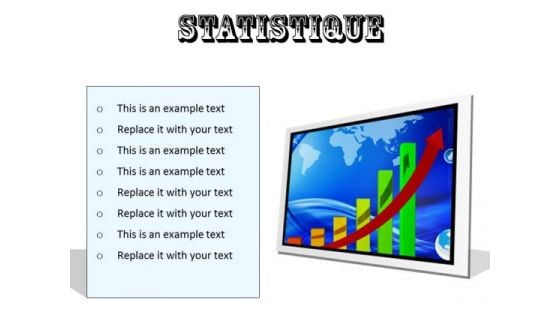 Statistique Business PowerPoint Presentation Slides F