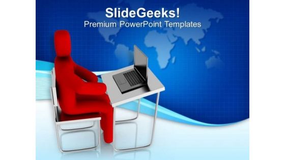 Stay Connected With World By Internet PowerPoint Templates Ppt Backgrounds For Slides 0613