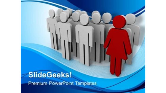 Stay Distinguish To Be A Leader PowerPoint Templates Ppt Backgrounds For Slides 0613