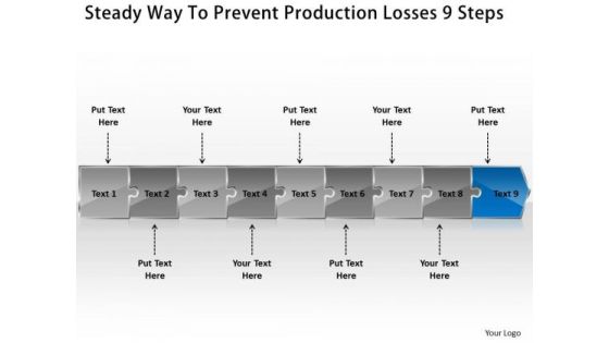 Steady Way To Prevent Production Losses 9 Steps Ppt Open Source Uml PowerPoint Slides