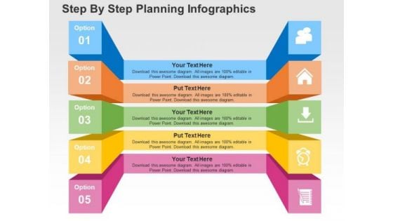 Step By Step Planning Infographics PowerPoint Templates