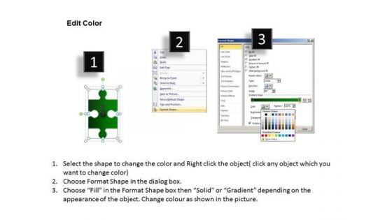 Step Diagram With Puzzles PowerPoint Slides And Jigsaws Editable Ppt