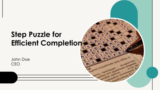 Step Puzzle For Efficient Completion PPT Example AT