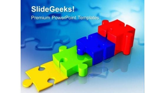 Stepping Jigsaw Puzzles Business PowerPoint Templates Ppt Backgrounds For Slides 0413 Stepping Jigsaw Puzzles Business PowerPoint Templates Ppt Backgrounds For Slides 0413