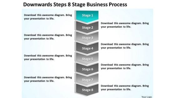 Steps 8 Stage Business Process Ppt Plan Template PowerPoint Templates